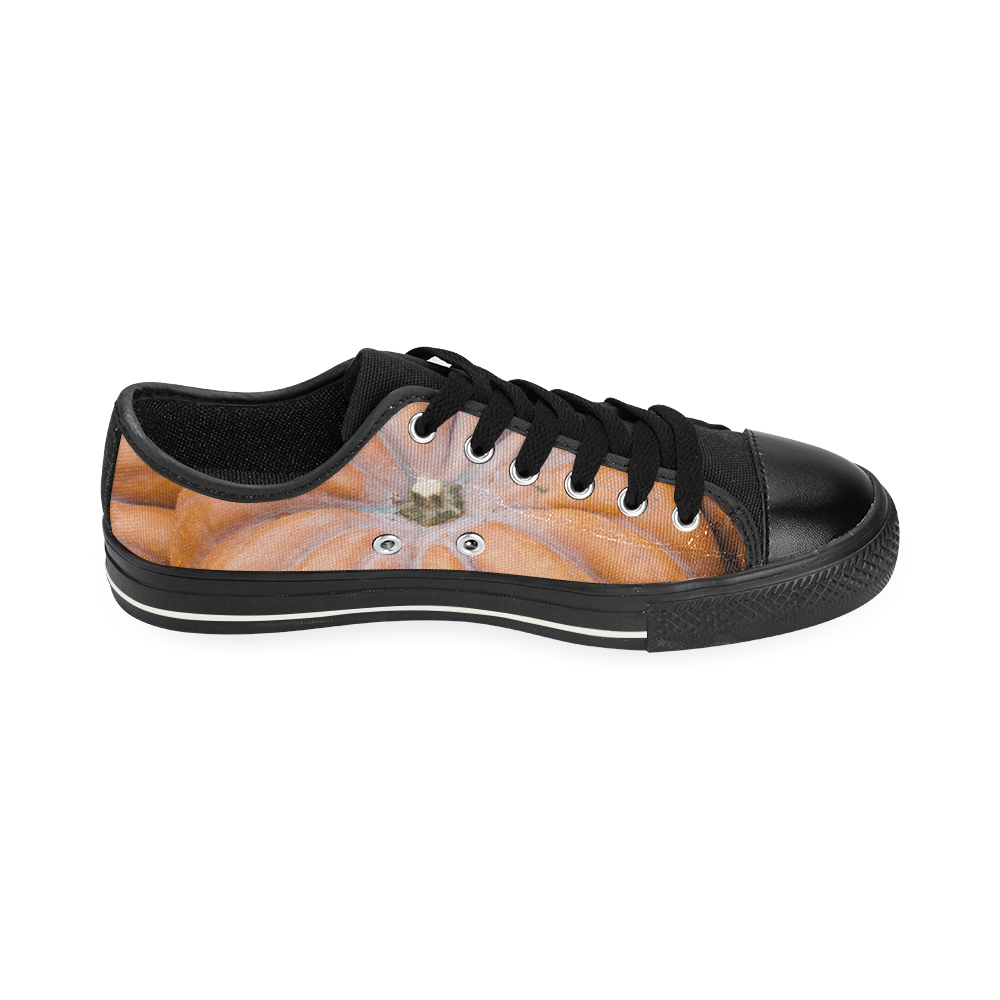 Pumpkin Halloween Thanksgiving Crop Holiday Cool Men's Classic Canvas Shoes (Model 018)