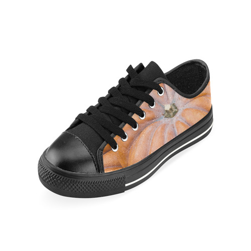 Pumpkin Halloween Thanksgiving Crop Holiday Cool Men's Classic Canvas Shoes (Model 018)