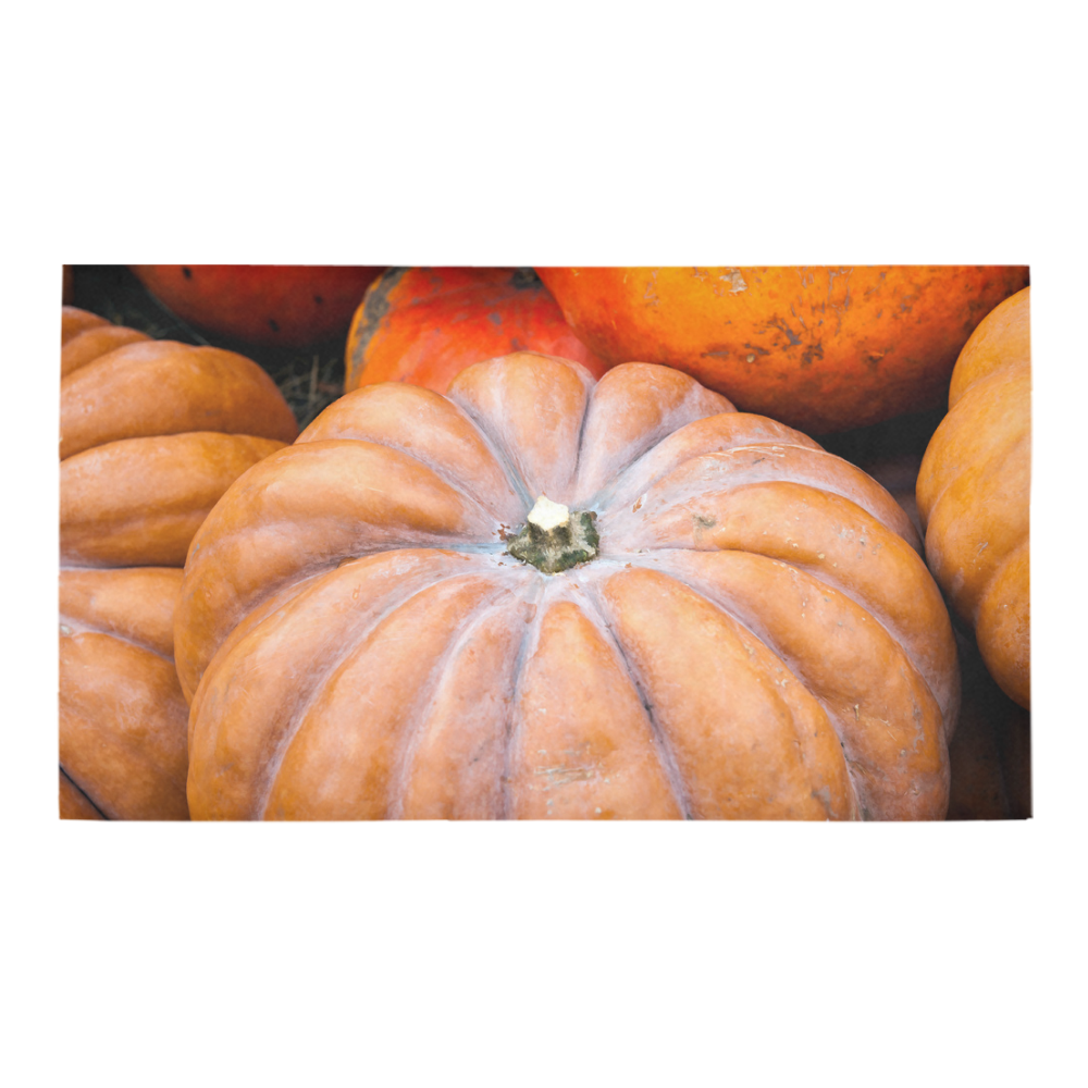Pumpkin Halloween Thanksgiving Crop Holiday Fall Bath Rug 16''x 28''