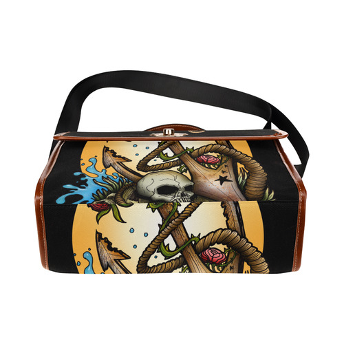 Anchored Waterproof Canvas Bag/All Over Print (Model 1641)