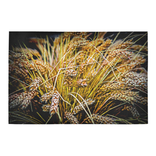 Grain Wheat wheatear Autumn Crop Thanksgiving Azalea Doormat 24" x 16" (Sponge Material)