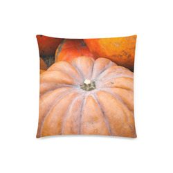 Pumpkin Halloween Thanksgiving Crop Holiday Cool Custom Zippered Pillow Case 18"x18" (one side)