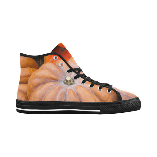 Pumpkin Halloween Thanksgiving Crop Holiday Cool Vancouver H Women's Canvas Shoes (1013-1)