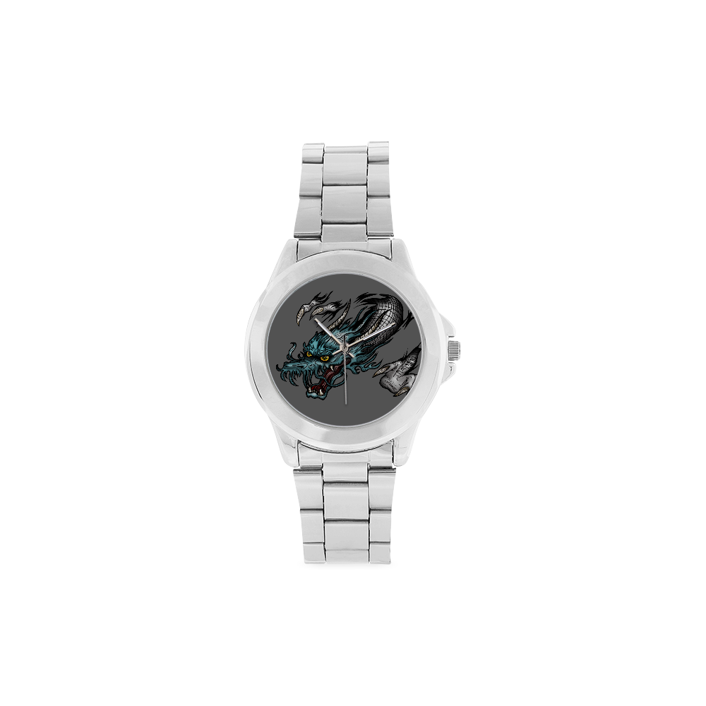 Dragon Soar Unisex Stainless Steel Watch(Model 103)