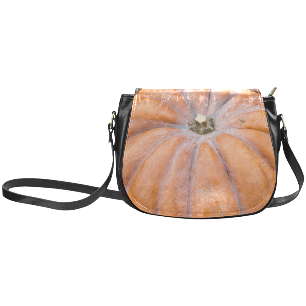 Pumpkin Halloween Thanksgiving Crop Holiday Cool Classic Saddle Bag/Small (Model 1648)