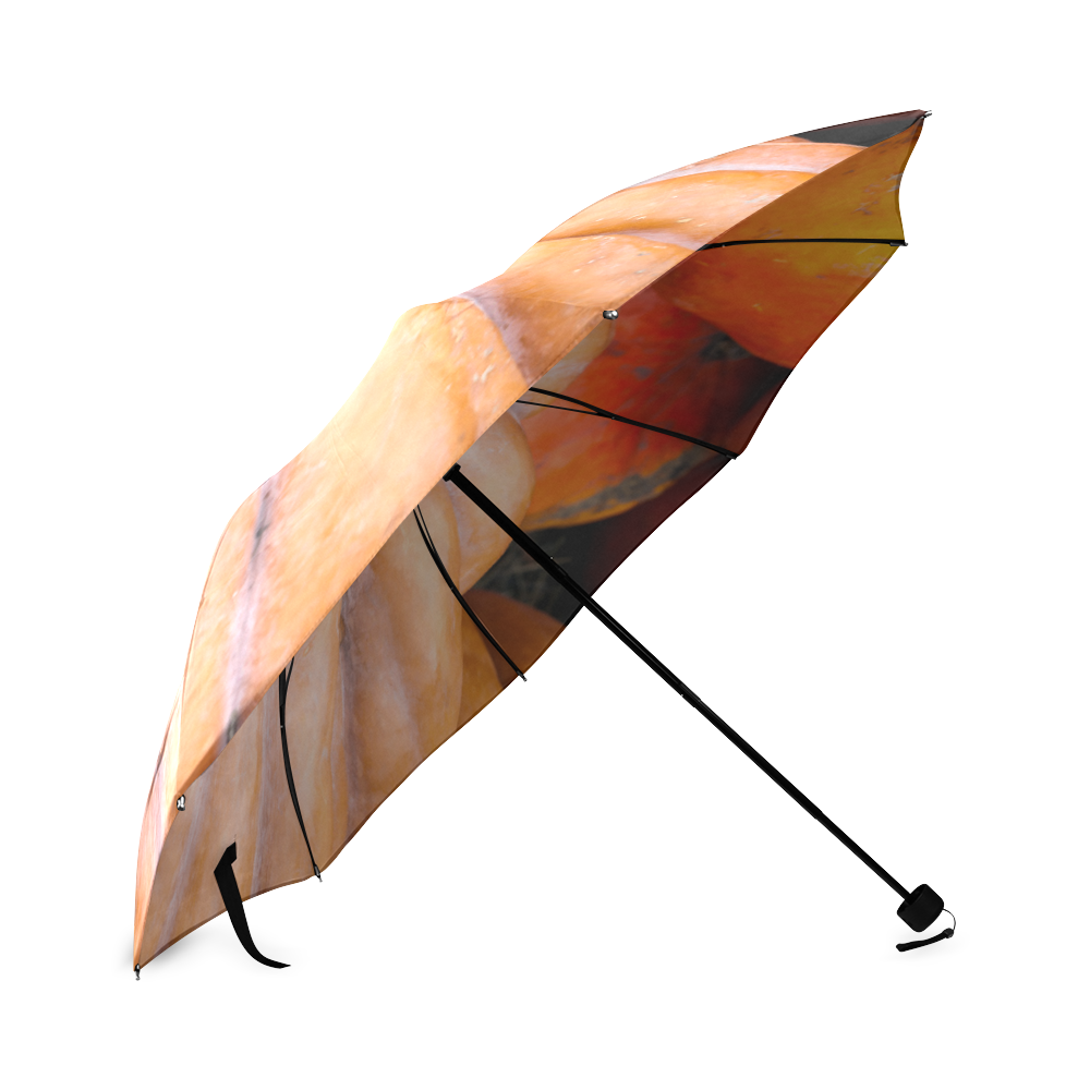 Pumpkin Halloween Thanksgiving Crop Holiday Fall Foldable Umbrella (Model U01)