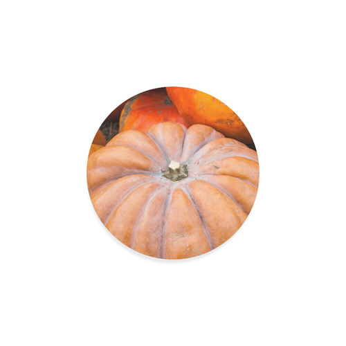 Pumpkin Halloween Thanksgiving Crop Holiday Cool Round Coaster