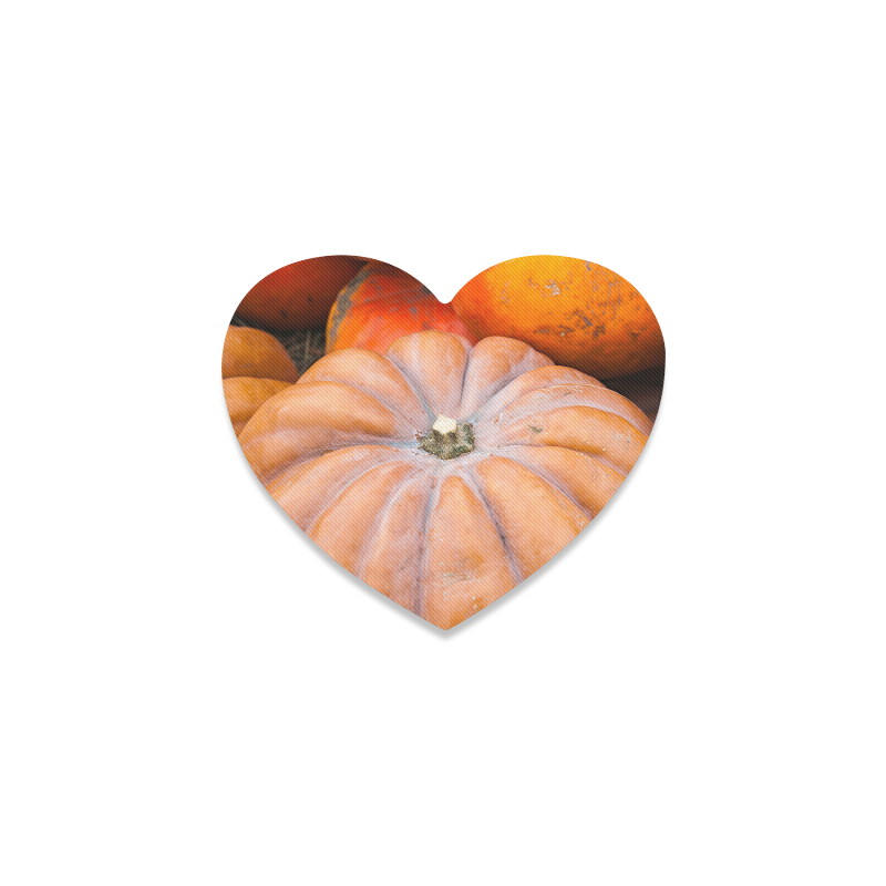 Pumpkin Halloween Thanksgiving Crop Holiday Cool Heart Coaster