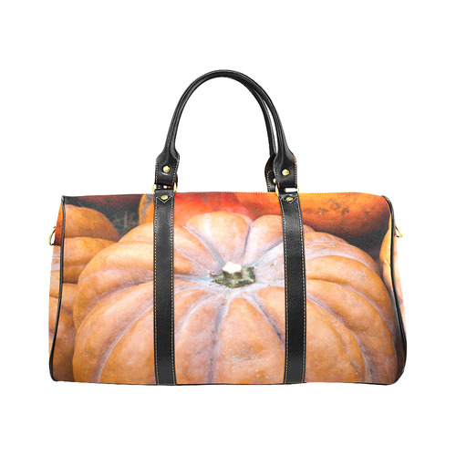 Pumpkin Halloween Thanksgiving Crop Holiday Fall New Waterproof Travel Bag/Large (Model 1639)