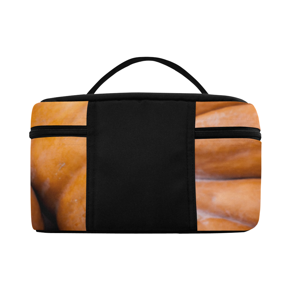 Pumpkin Halloween Thanksgiving Crop Holiday Fall Cosmetic Bag/Large (Model 1658)