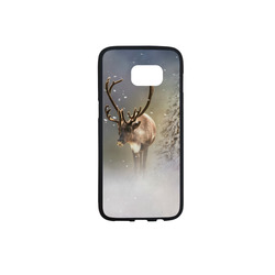 Santa Claus Reindeer in the snow Rubber Case for Samsung Galaxy S7 edge