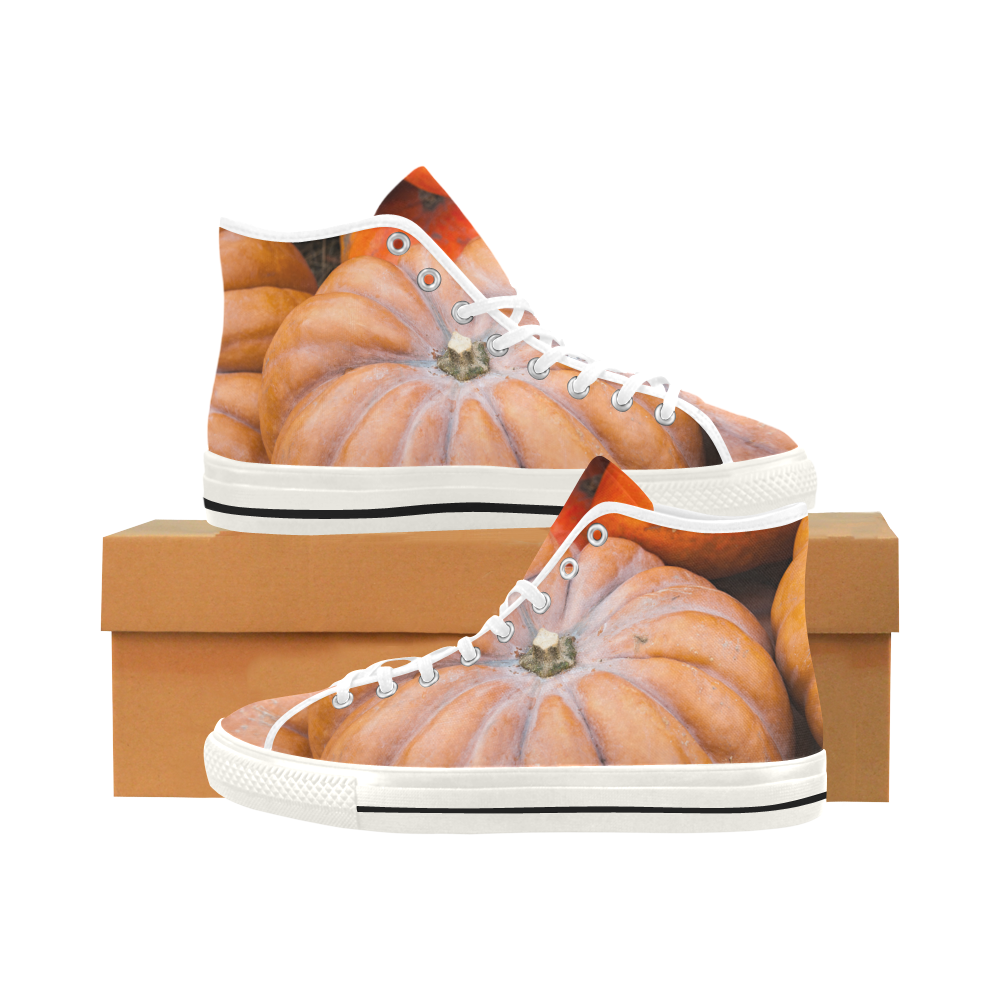 Pumpkin Halloween Thanksgiving Crop Holiday Cool Vancouver H Men's Canvas Shoes/Large (1013-1)