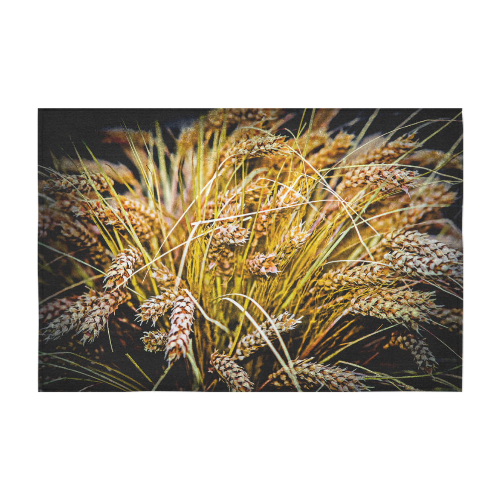 Grain Wheat wheatear Autumn Crop Thanksgiving Cotton Linen Tablecloth 60" x 90"