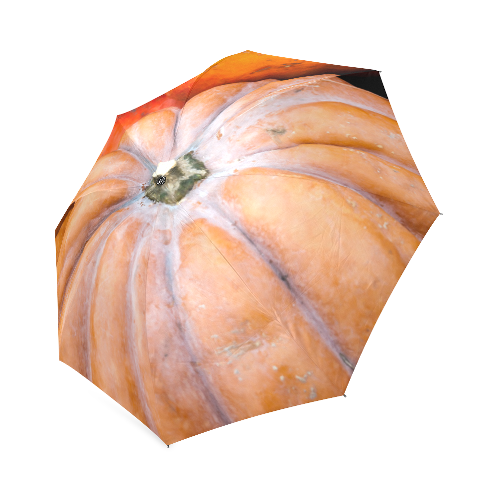 Pumpkin Halloween Thanksgiving Crop Holiday Fall Foldable Umbrella (Model U01)