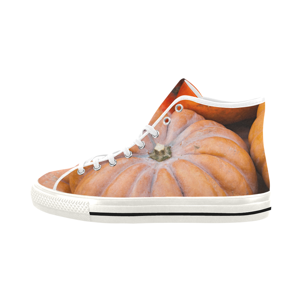 Pumpkin Halloween Thanksgiving Crop Holiday Cool Vancouver H Men's Canvas Shoes (1013-1)