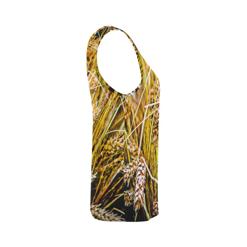 Grain Wheat wheatear Autumn Crop Thanksgiving All Over Print Tank Top for Women (Model T43)