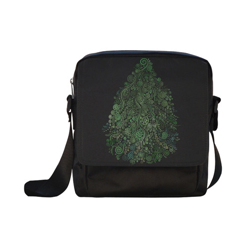 3D Psychedelic Abstract Fantasy Tree Greenery Crossbody Nylon Bags (Model 1633)