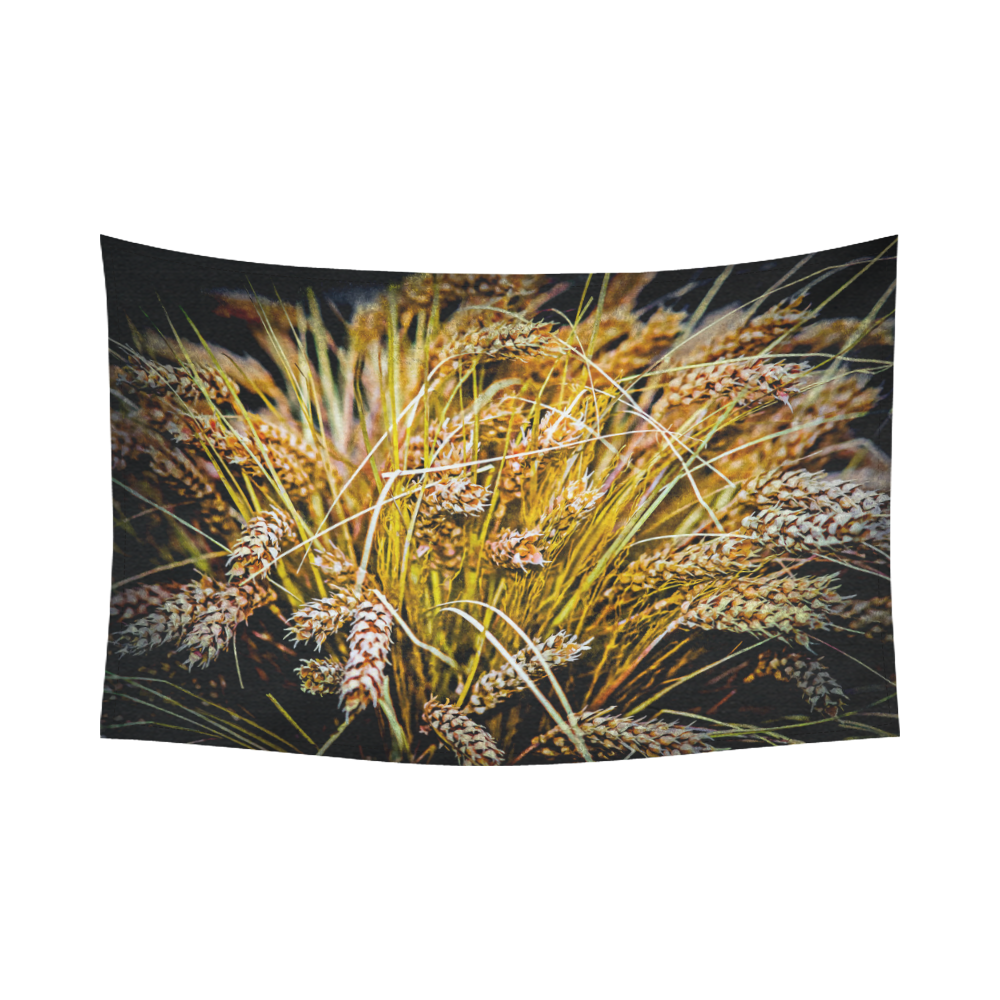 Grain Wheat wheatear Autumn Crop Thanksgiving Cotton Linen Wall Tapestry 90"x 60"