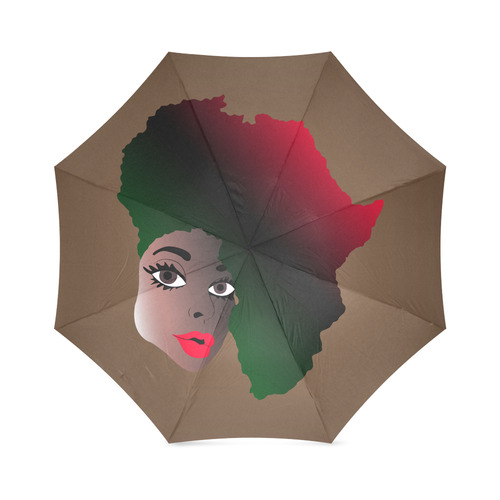 Queen Africa Umbrella Foldable Umbrella (Model U01)