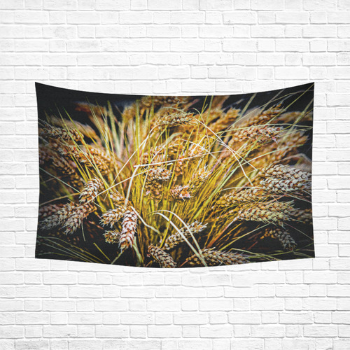Grain Wheat wheatear Autumn Crop Thanksgiving Cotton Linen Wall Tapestry 90"x 60"