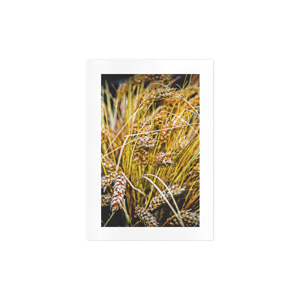Grain Wheat wheatear Autumn Harvest Thanksgiving Art Print 7‘’x10‘’