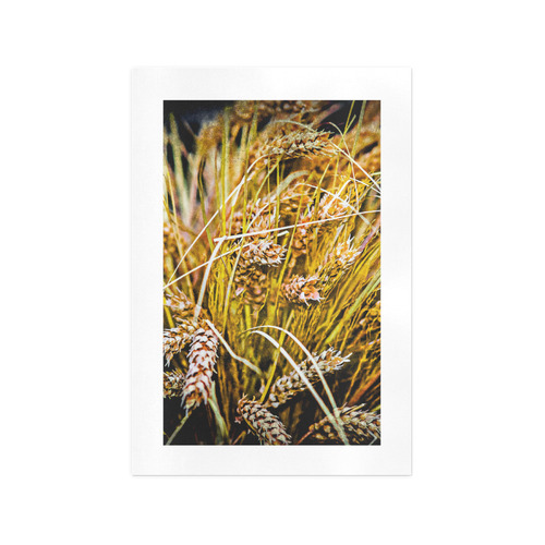 Grain Wheat wheatear Autumn Harvest Thanksgiving Art Print 13‘’x19‘’