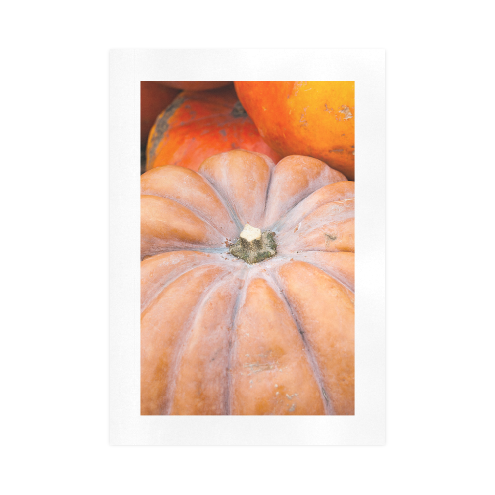 Pumpkin Halloween Thanksgiving Crop Holiday Cool Art Print 16‘’x23‘’