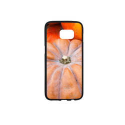 Pumpkin Halloween Thanksgiving Crop Holiday Cool Rubber Case for Samsung Galaxy S7 edge