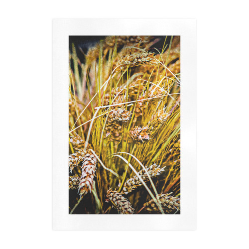 Grain Wheat wheatear Autumn Harvest Thanksgiving Art Print 19‘’x28‘’