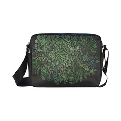 3D Psychedelic Abstract Fantasy Tree Greenery Classic Cross-body Nylon Bags (Model 1632)
