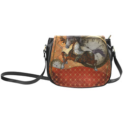 Steampunk, awesome steampunk horse Classic Saddle Bag/Large (Model 1648)