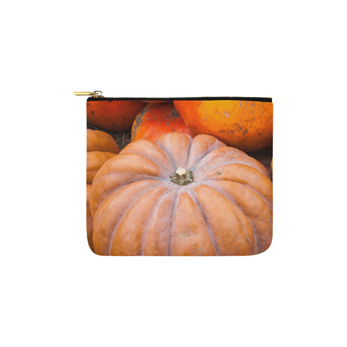 Pumpkin Halloween Thanksgiving Crop Holiday Cool Carry-All Pouch 6''x5''