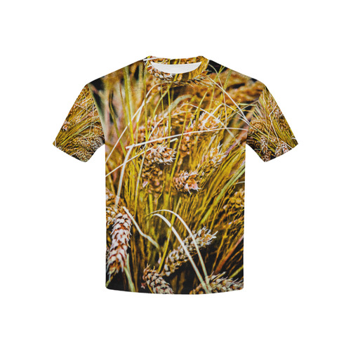 Grain Wheat wheatear Autumn Crop Thanksgiving Kids' All Over Print T-shirt (USA Size) (Model T40)