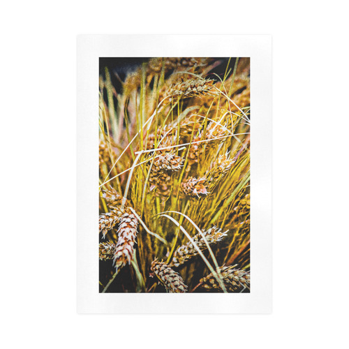 Grain Wheat wheatear Autumn Harvest Thanksgiving Art Print 16‘’x23‘’