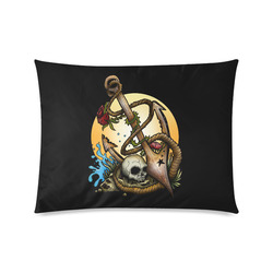 Anchored Custom Zippered Pillow Case 20"x26"(Twin Sides)