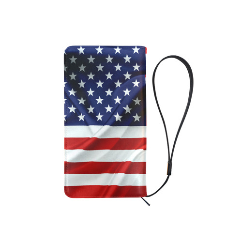America Flag Banner Patriot Stars Stripes Freedom Men's Clutch Purse （Model 1638）
