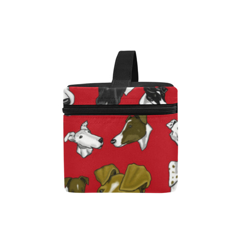 SFT - red Cosmetic Bag/Large (Model 1658)