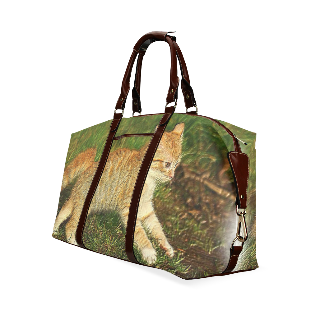 Funny Kitten Classic Travel Bag (Model 1643) Remake