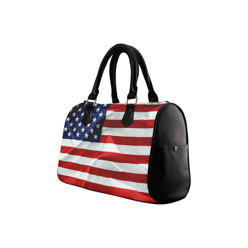 America Flag Banner Patriot Stars Stripes Freedom Boston Handbag (Model 1621)