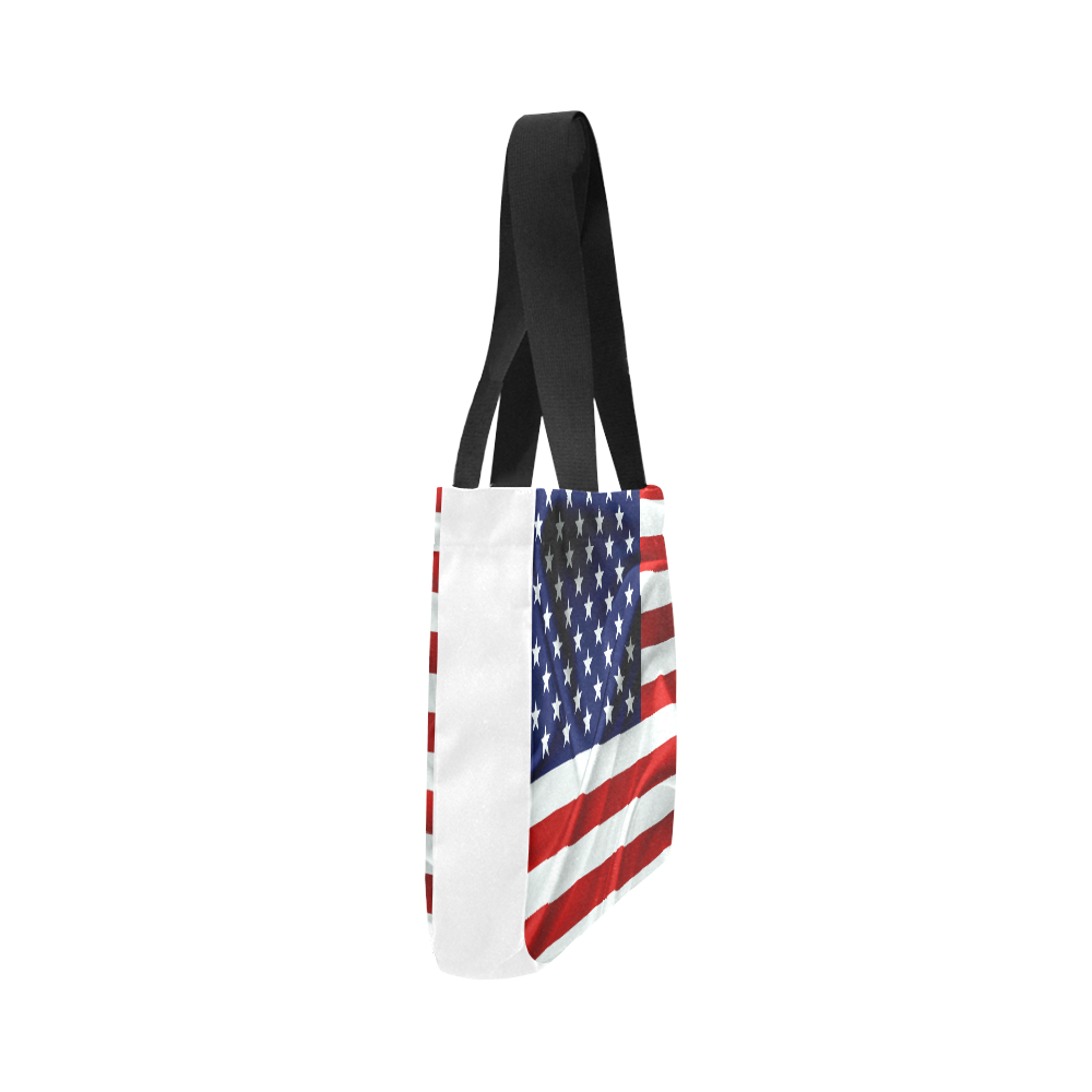 America Flag Banner Patriot Stars Stripes Freedom Canvas Tote Bag 02 Model 1603 (Two sides)