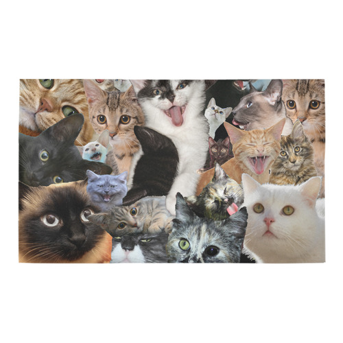 Crazy Kitten Show Azalea Doormat 30" x 18" (Sponge Material)