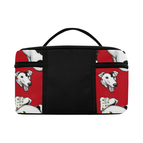 SFT - red Cosmetic Bag/Large (Model 1658)
