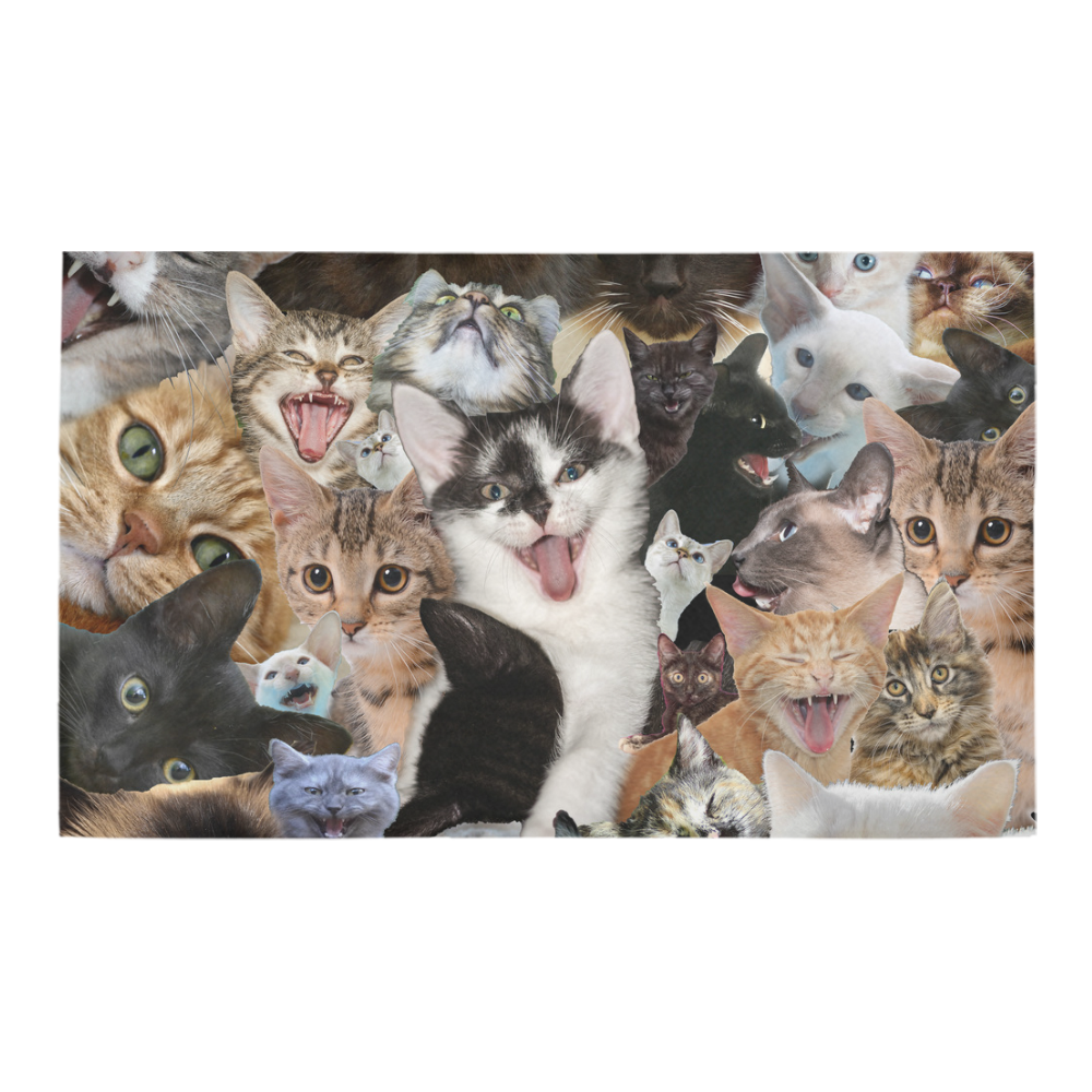 Crazy Kitten Show Azalea Doormat 30" x 18" (Sponge Material)