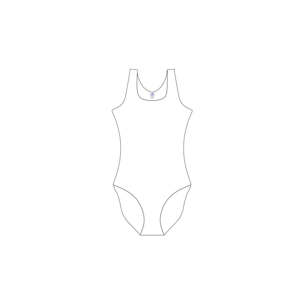 logo tag Private Brand Tag on Women's One Piece Swimsuit (3cm X 5cm)