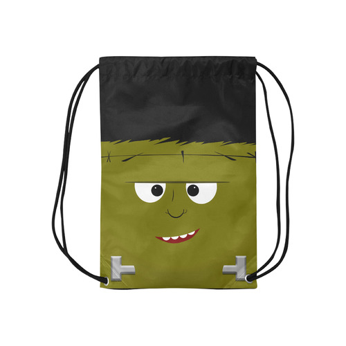 Cute Frankenstein Halloween Small Drawstring Bag Model 1604 (Twin Sides) 11"(W) * 17.7"(H)