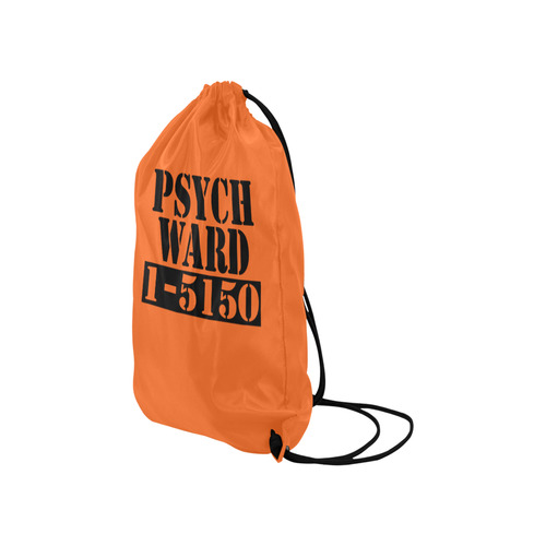 Halloween Psych Ward Costume Small Drawstring Bag Model 1604 (Twin Sides) 11"(W) * 17.7"(H)