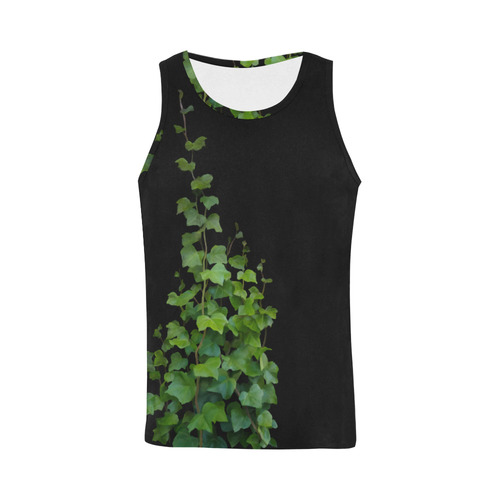 Vines, climbing plant watercolor All Over Print Tank Top for Men (Model T43)