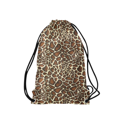 Halloween Giraffe Animal Pattern Small Drawstring Bag Model 1604 (Twin Sides) 11"(W) * 17.7"(H)
