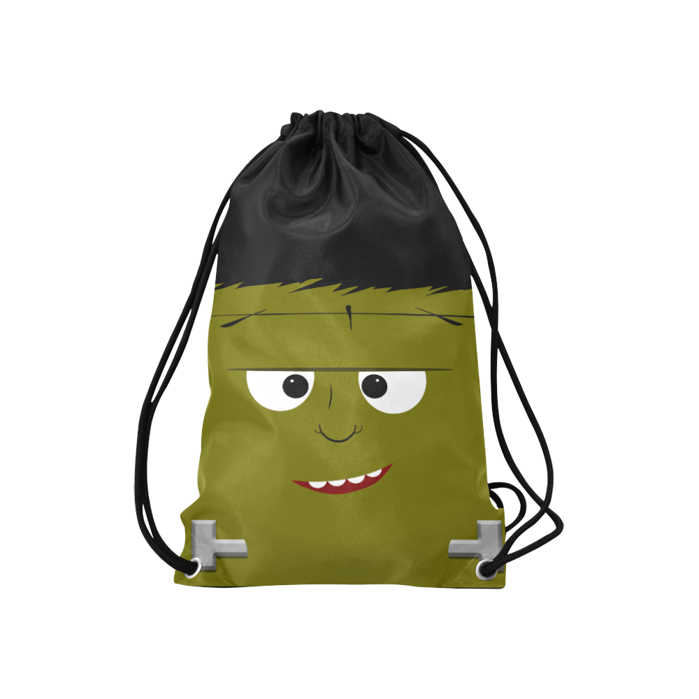 Cute Frankenstein Halloween Small Drawstring Bag Model 1604 (Twin Sides) 11"(W) * 17.7"(H)