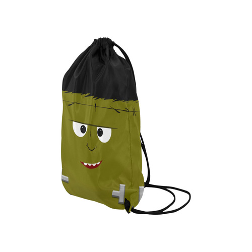Cute Frankenstein Halloween Small Drawstring Bag Model 1604 (Twin Sides) 11"(W) * 17.7"(H)